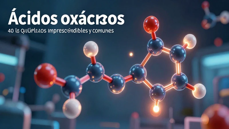 Ácidos Oxácidos: 40 Ejemplos Imprescindibles y Comunes 6 Representación visual de ácidos oxácidos