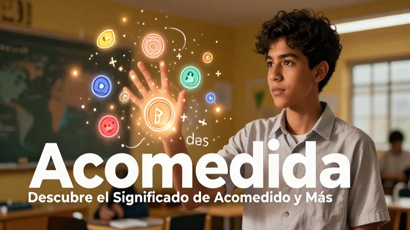 Descubre el significado de la palabra Acomedida