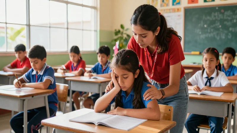 Apoyo emocional en aula mexicana moderna