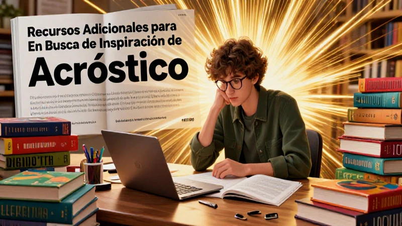 Guía inspiradora para escritores de acrósticos