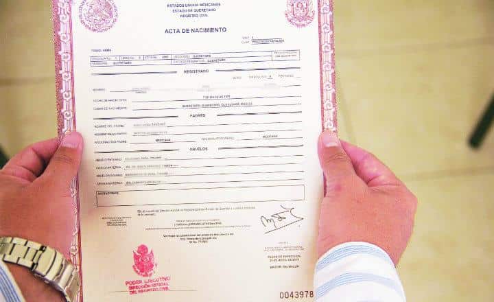acta de nacimiento importancia y razones para tenerla