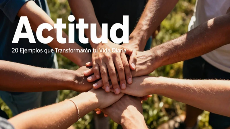 Actitud: 20 Ejemplos que Transformarán tu Vida Diaria 5 Altruismo transforma vidas con apoyo mutuo