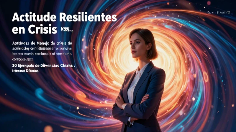Resiliencia y manejo de crisis: 30 diferencias clave