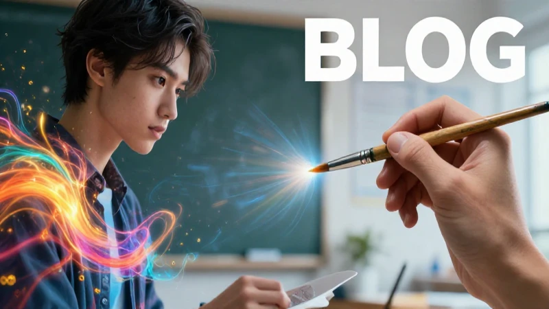 Ilustración hiperrealista de un educador creativo y preciso