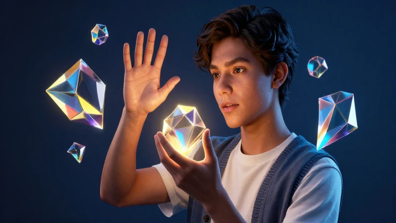 Estudiante mexicano moderno, diseño vibrante y dinámico