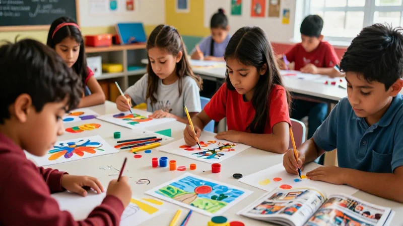 Fomentando la creatividad artística en alumnos mexicanos