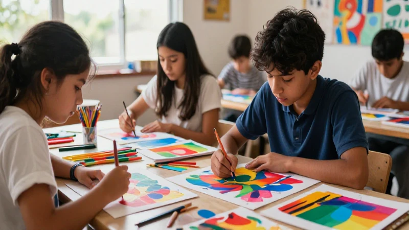 Arte creativo para adolescentes en casa