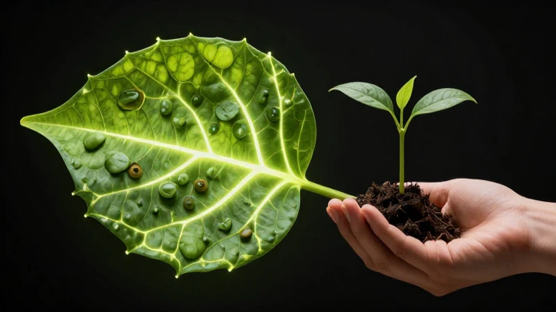 Qué actividades con plantas muestran el transporte de nutrientes 8 Hoja vibrante con detalle científico