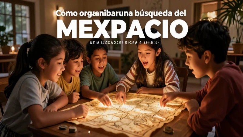 Niños exploran mapa de tesoro en casa con emoción