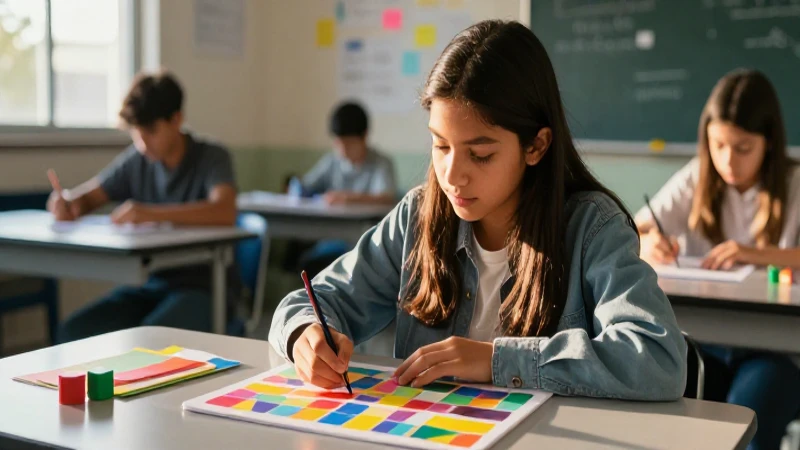 Estudiante mexicano colaborando en proyecto educativo