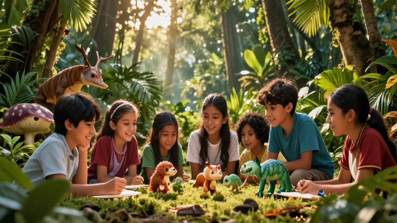 Qué juegos y tareas divertidas hay en ciencias naturales 5 Juegos educativos exploran la biodiversidad de la selva