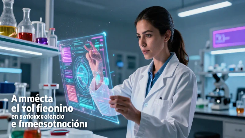 Cómo fomentar el rol femenino en ciencia e investigación 6 Mujer científica mexicana inspira futuro