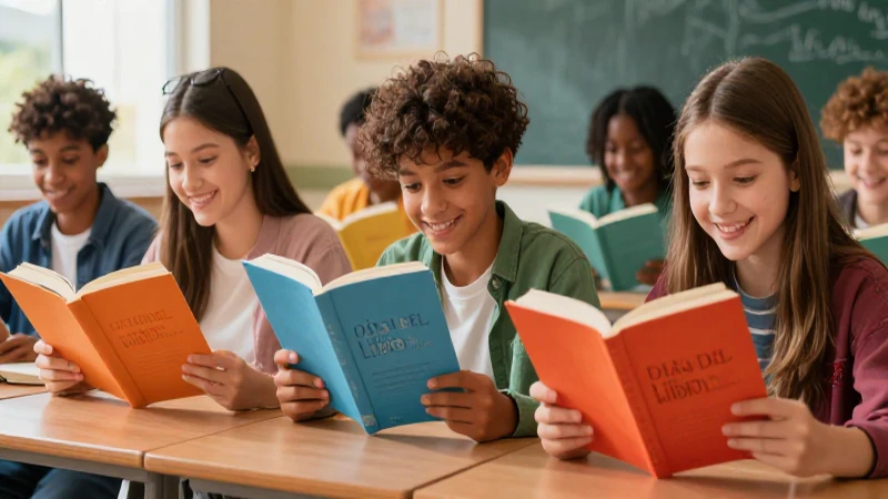 Promoviendo la lectura en el Día del Libro