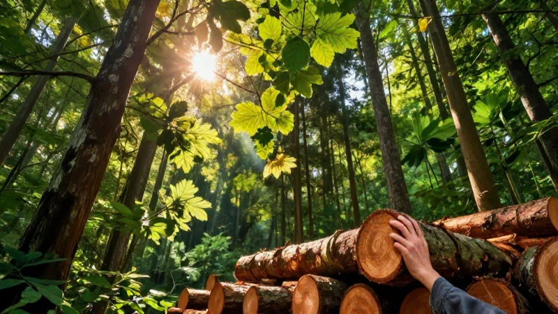 Conoce las actividades económicas primarias más rentables 5 Artesanía forestal bajo la luz dorada