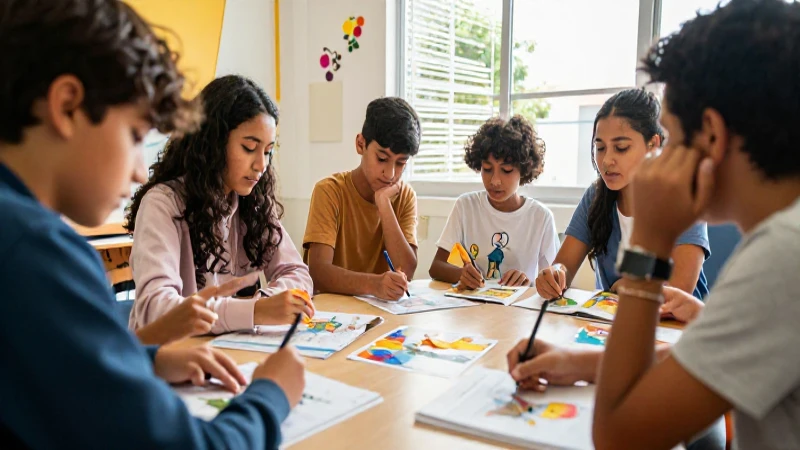 Estudiantes exploran emociones con estética educativa