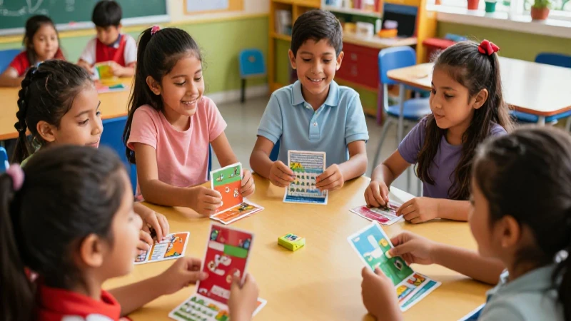 Niños mexicanos aprendiendo emociones con alegría
