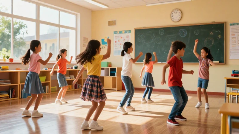 Danza rítmica para el desarrollo musical infantil