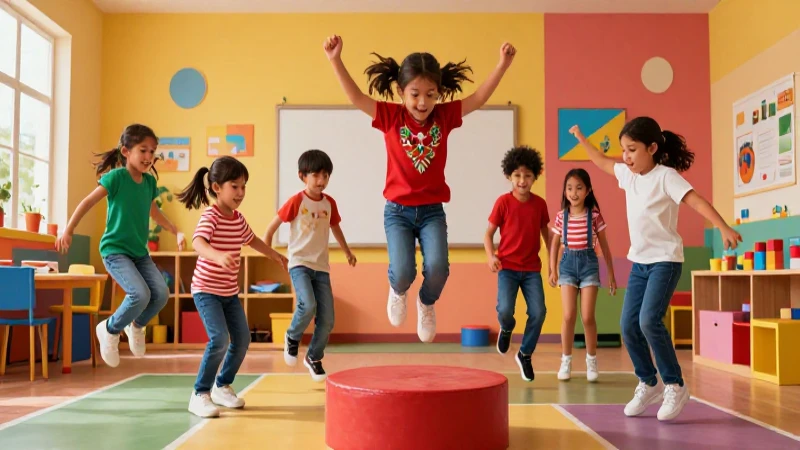 Juegos de movimiento para coordinar en preescolar