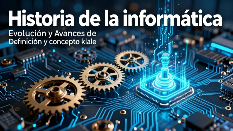 Informática: evolución visual y conceptual