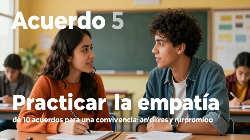 Estudiantes empáticos en México, ilustración profesional