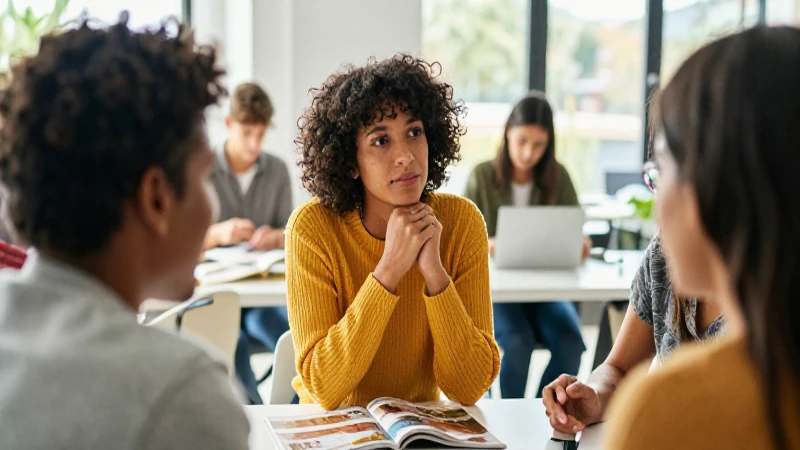 Diálogo empático en entorno de aprendizaje moderno