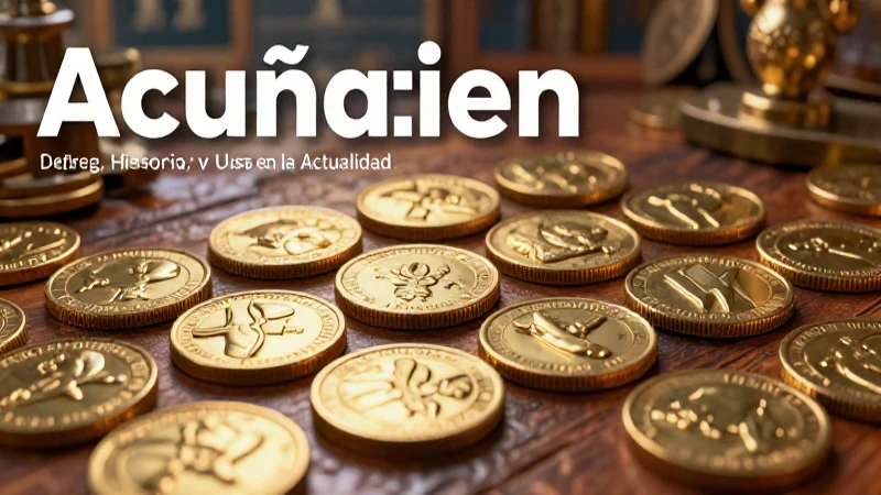 Historia, diseño y uso de monedas doradas