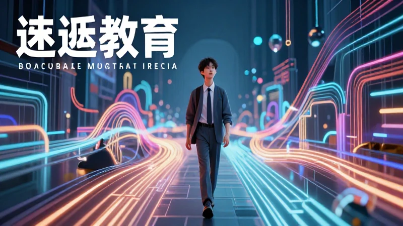 Ilustración académica moderna y energética de alto nivel