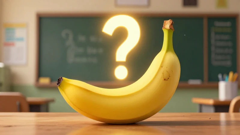 Conoce la intrigante adivinanza del plátano y desafía tu ingenio 3 Descubre la adivinanza del plátano con este arte