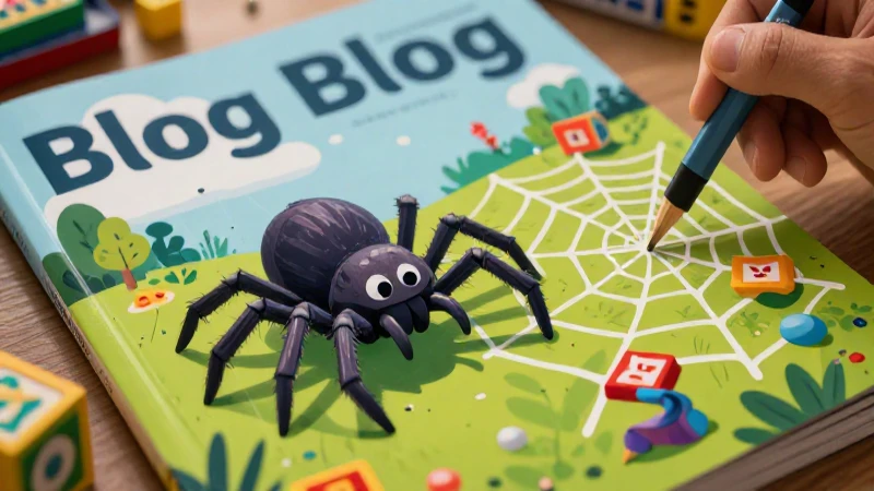Te gustaría escuchar divertidas adivinanzas sobre arañas 4 Diseño web educativo atractivo y visualmente vibrante