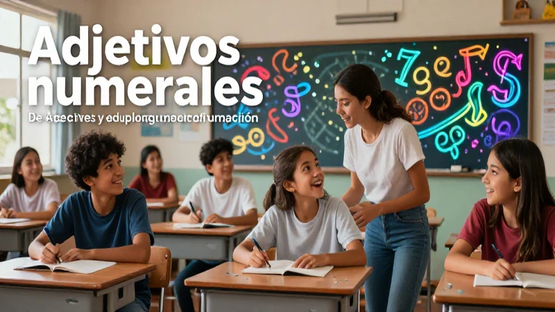Adjetivos numerales: explicación y ejemplos