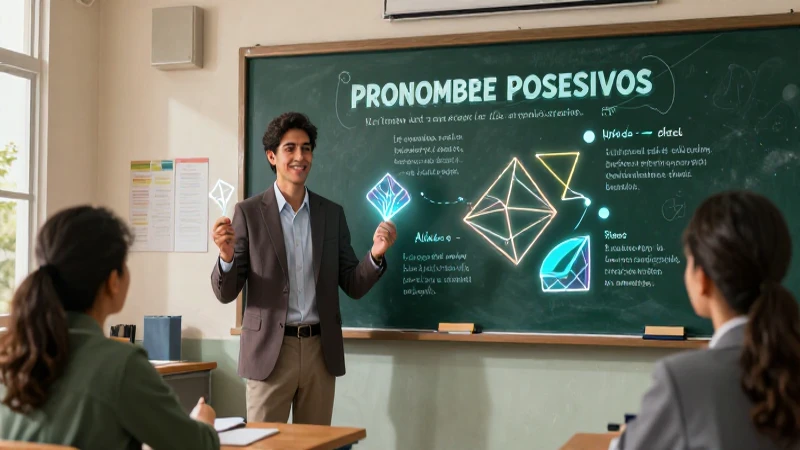 Adjetivos y posesivos: diferencias clave