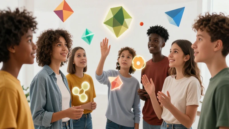 Estudiantes aprenden conceptos abstractos con ilustraciones dinámicas