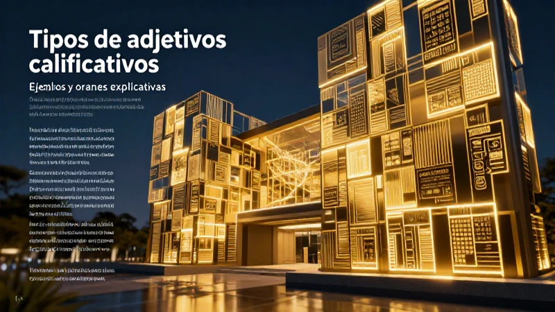 Adjetivos calificativos: ejemplos y oraciones explicativas 3 Adjetivos descriptivos para contenido visual de alta calidad