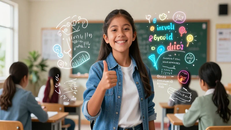 Adjetivos calificativos: ejemplos y oraciones explicativas 4 Estudiante mexicano feliz aprendiendo gramática vibrante
