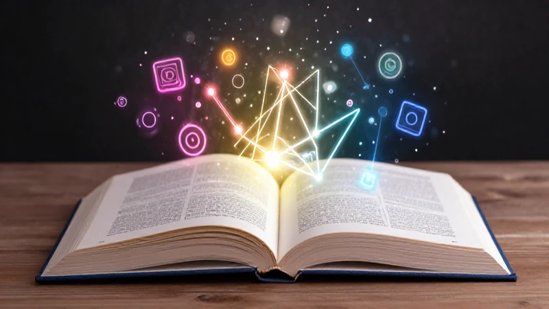 Transformación de libro en lenguaje luminoso