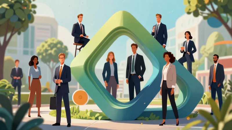 Qué es la administración pública y sus características clave 4 Ilustración detallada de administradores y estructuras abstractas