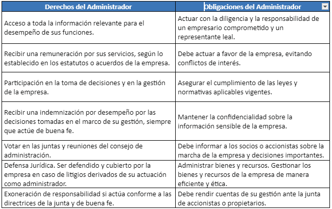 administrador funciones caracteristicas y cualidades clave