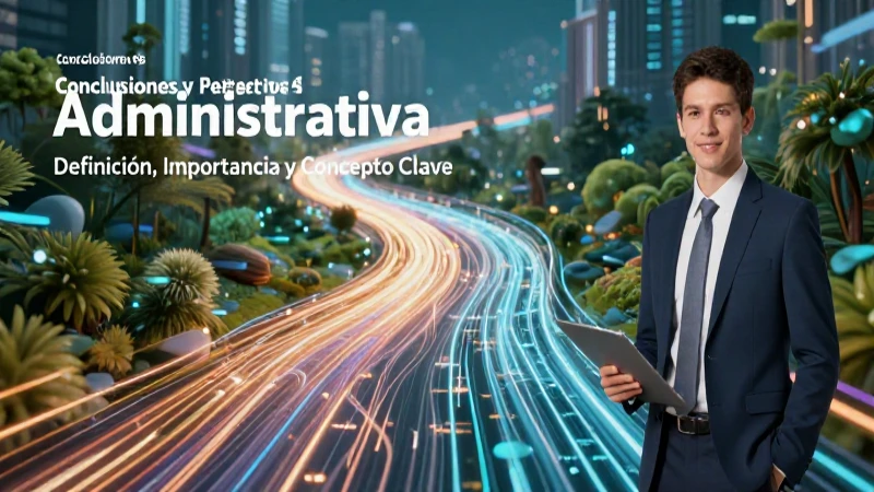 Conclusiones y futuro de la administración