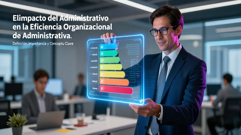 El administrativo potencia la eficiencia organizativa