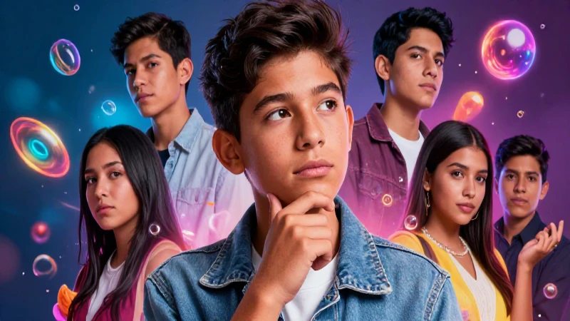 Joven mexicano diverso con miradas profundas e iluminación cinematográfica