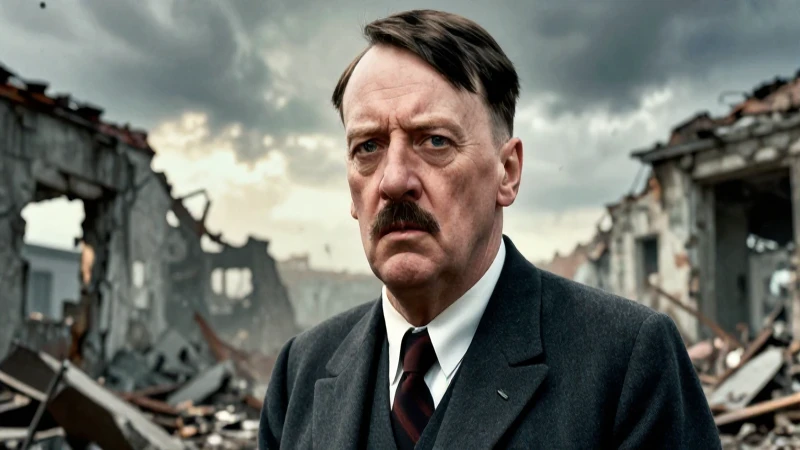 Retrato intenso y dramático de Hitler en Berlín