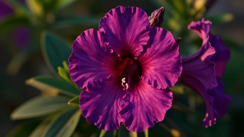 Flor vibrante de Adonis en detalle