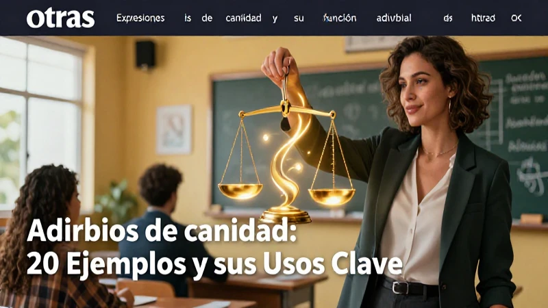 Adverbios de cantidad: 20 Ejemplos y sus Usos Clave 6 Diseño profesional educativo sobre adverbios de cantidad