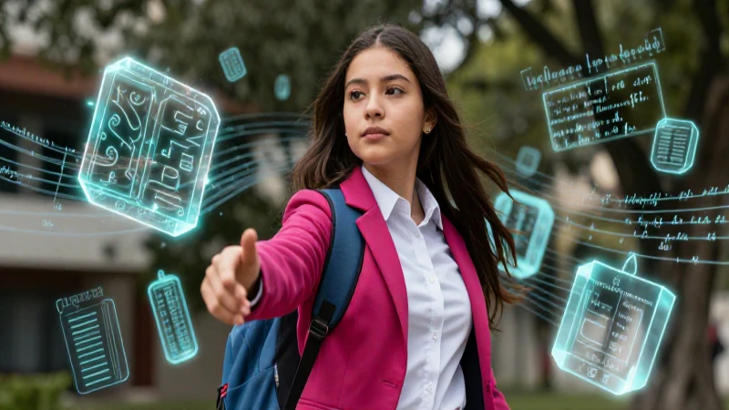 Estudiante enfocada en la lingüística moderna