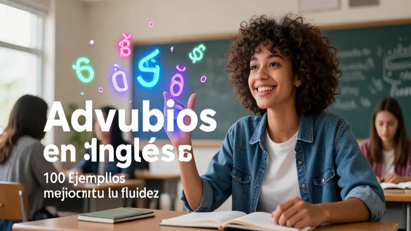 100 ejemplos de adverbios en inglés para fluidez