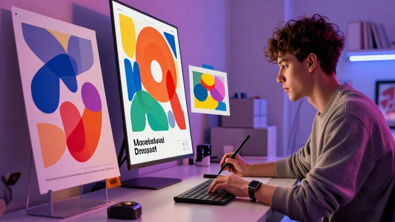 Diseño educativo y visual vibrante para afiches impactantes