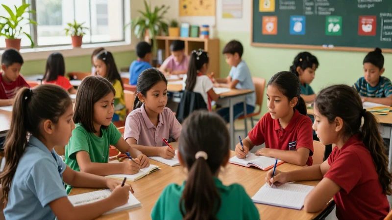 Estudiantes mexicanos colaboran en aula ecológica moderna