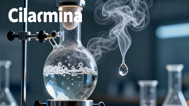 Ilustración ultra realista de laboratorio con vapor blanco