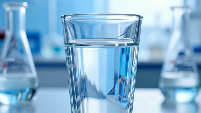 Pureza y usos del agua destilada