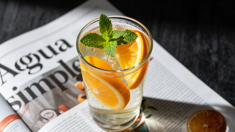 Agua natural y atractiva, ideal para un diseño educativo
